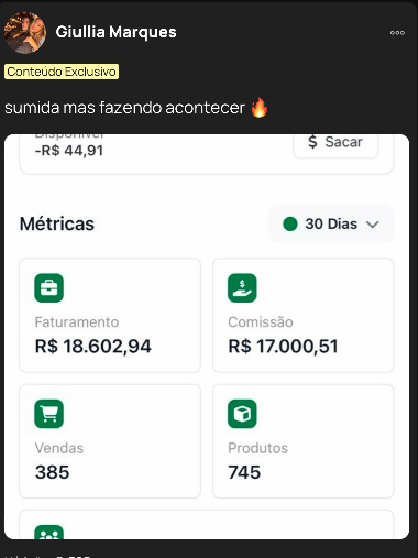 Resultado aluno 3