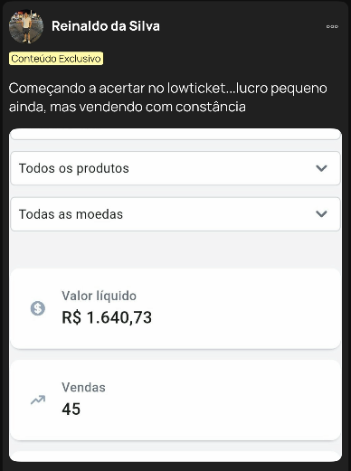Resultado aluno 6